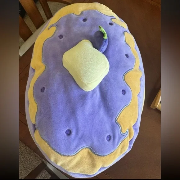 *RARE EXCLUSIVE Squishmallow PADEN the Blueberry Pancake Stack NWT 16" inch Toy - Picture 4 of 7